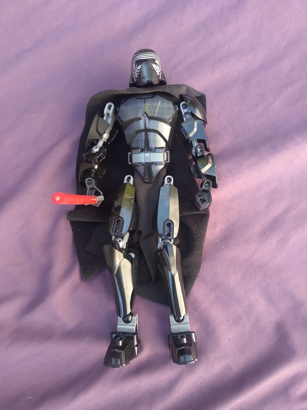 Star Wars Black Kylo Ren Action Figure with Red Lightsaber